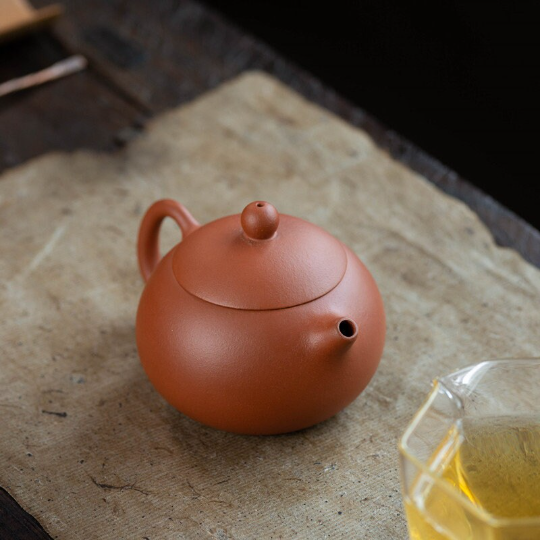 The Tranquil Glow Purple Clay Teapot 200ml