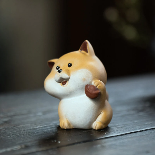 Little Shiba Inu Yixing Clay Tea Pet