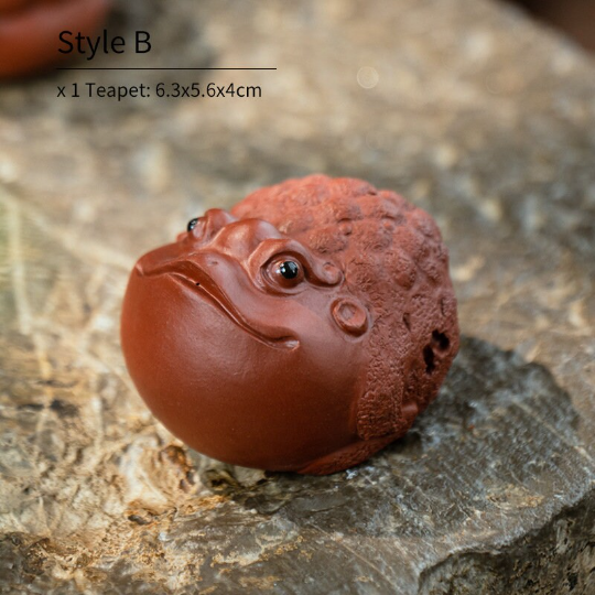 Auspicious Toad Yixing Clay Tea Pet