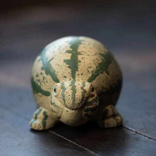 Watermelon Turtle Ceramic Tea Pet