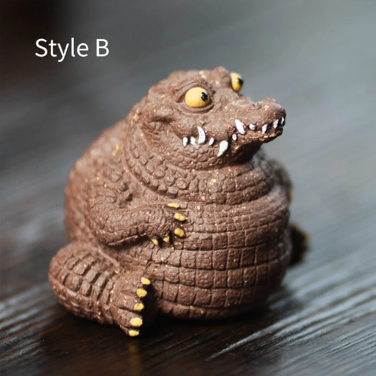 Creative Crocodile Yixing Clay Tea Pet