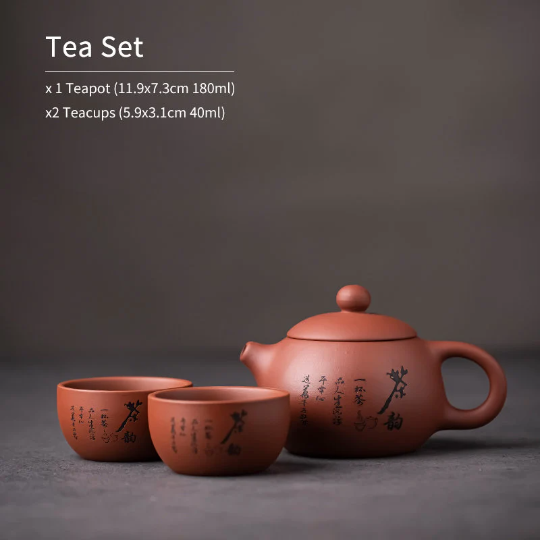 Chinese Genuine Handmade Purple Clay Tea Pot 180ml