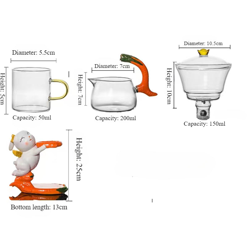 Jade Rabbit Automatic Tea Brewing Set