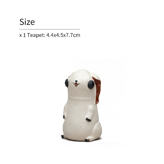 Robot Rabbits Ceramic Tea Pet