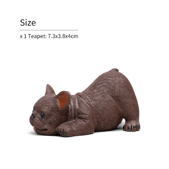 Creative French Bulldog Yixing Clay Tea Pet