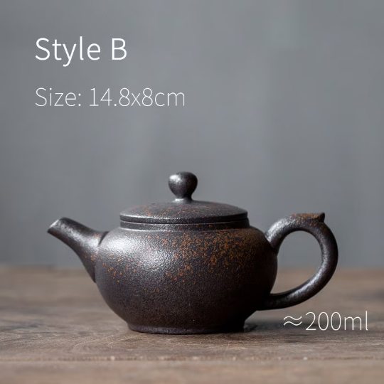 Wood-fired Diamond Xishi Teapot 200ml/210ml