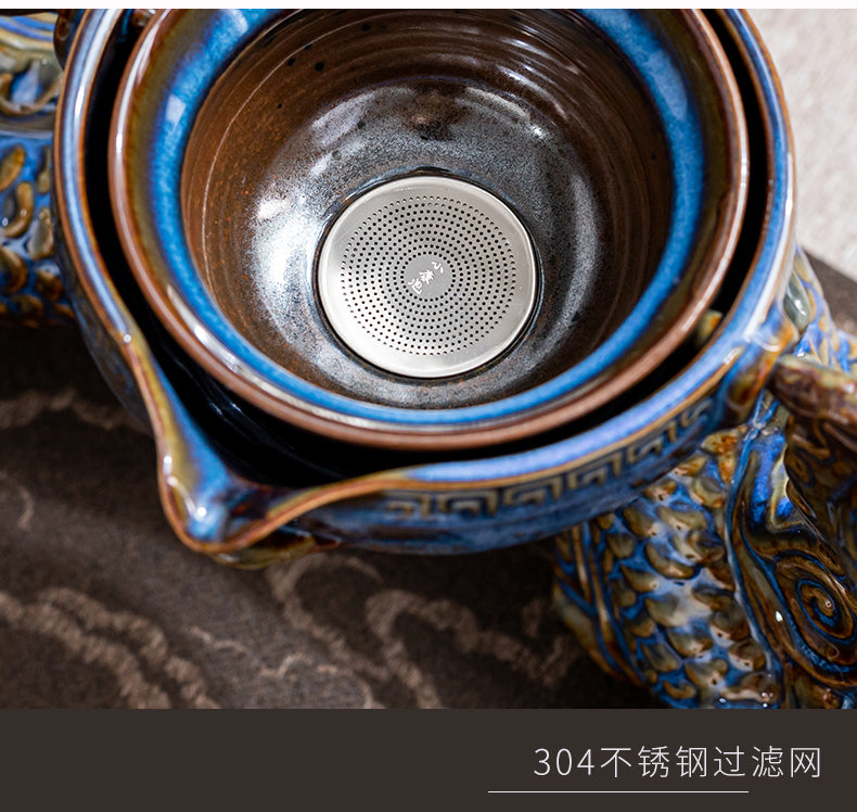 Dragon Automatic Ceramic Tea Set 160ml