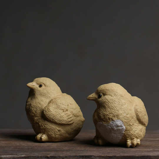 Set of 2 Chick Tea Pet