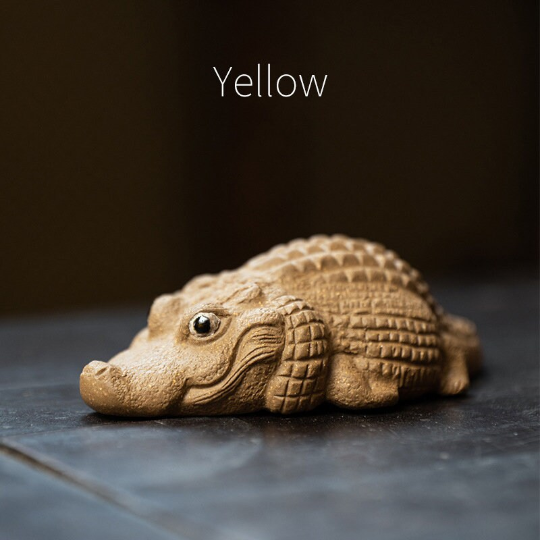 The Crocodile Ceramic Tea Pet