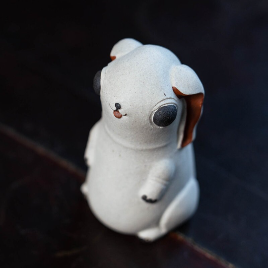 Robot Rabbits Ceramic Tea Pet