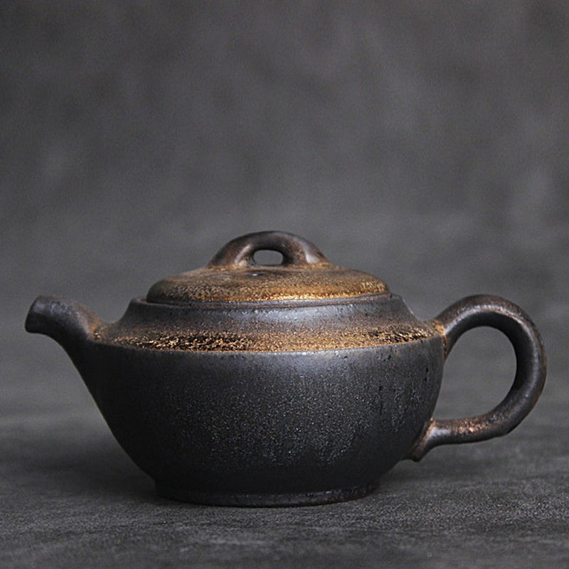 Handmade Rough Pottery Personality Teapot 190ml