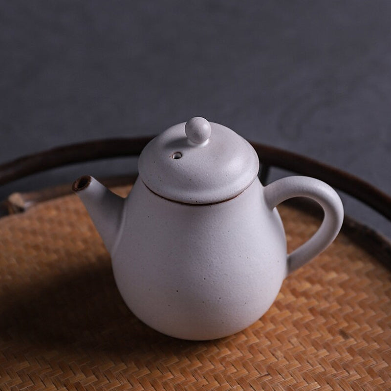 Handcrafted Ceramic Teapot with Built-in Strainer 90ml