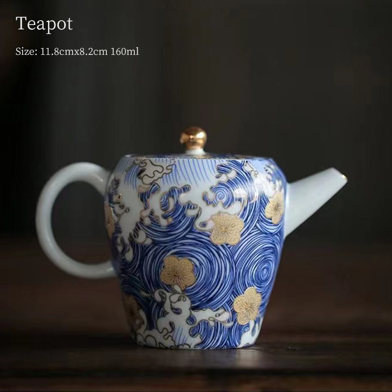 Starry Night  Ceramic  Enamel Teapot 160ml