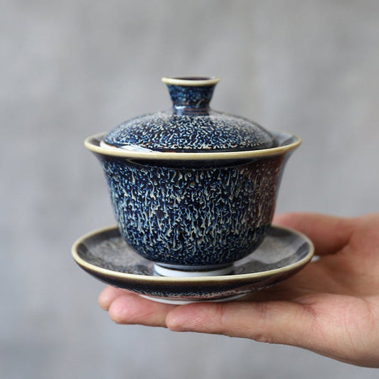 Jianzhan Kiln Change Porcelain Gaiwan 130ml