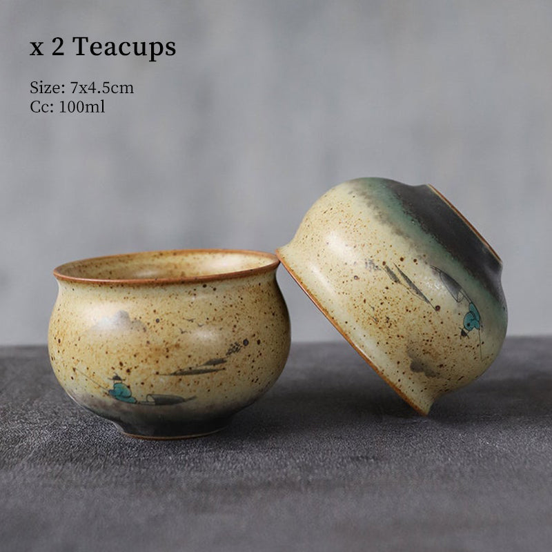 Set of 2 Tea Cup 70/100ml