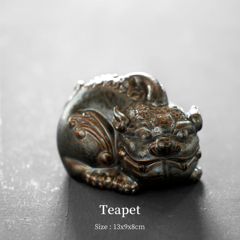 Pixiu Fortune Beckoning Ceramic Tea Pet