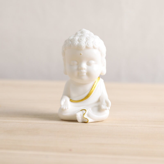 Zen Buddha Porcelain Tea Pet