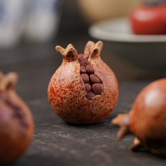 Small Pomegranate Yixing Clay Tea Pet