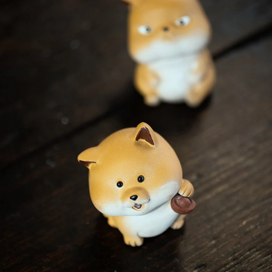 Little Shiba Inu Yixing Clay Tea Pet