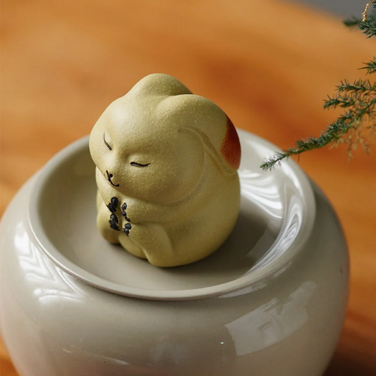 Little Bunny Ceramic Tea Pet