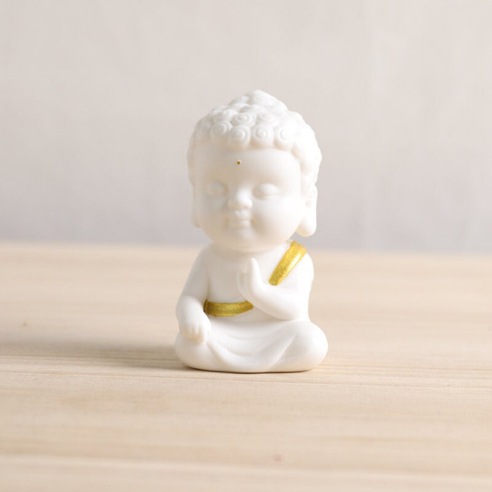 Zen Buddha Porcelain Tea Pet