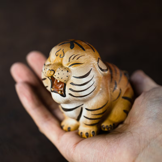 Little Tiger Ceramic Tea Pet