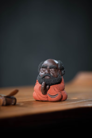 Bodhidharma Yixing Clay Tea Pet