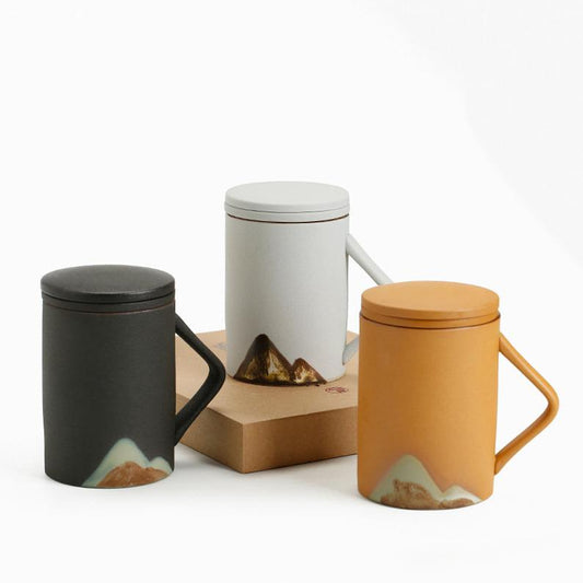 Handpainted Mountains Ceramic Mug 280ml