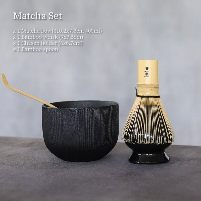 Elegant Black Matcha Set 290ml