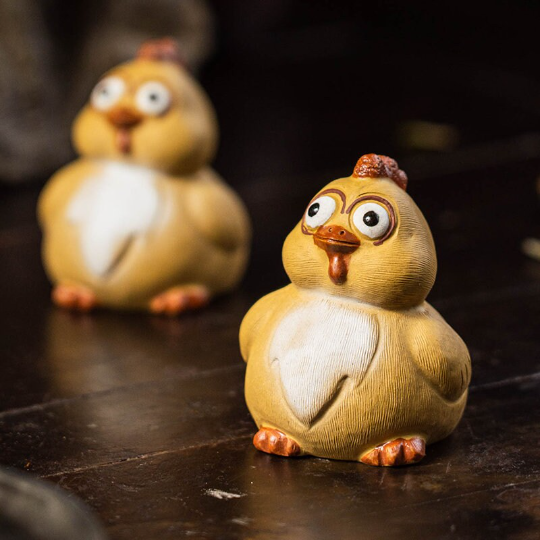 Lucky chicken Yixing Clay Tea Pet