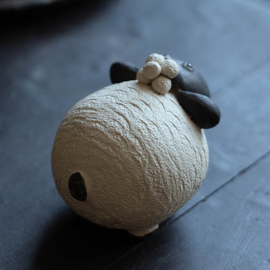 Adorable Little Lamb Yixing Clay Tea Pet