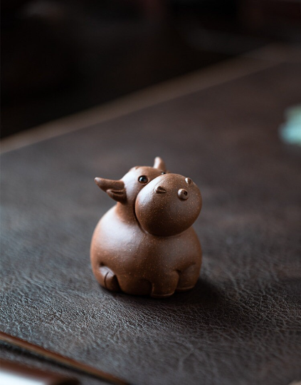 Creative Little Bull Yixing Clay Tea Pet