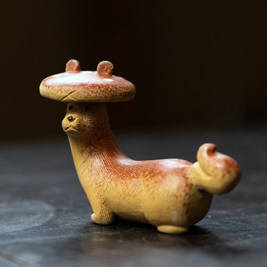 Mushroom Dog Yixing Clay Tea Pet