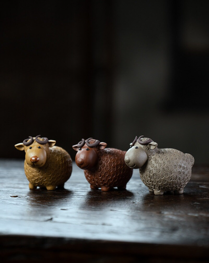 Money Sheep Yixing Clay Tea Pet