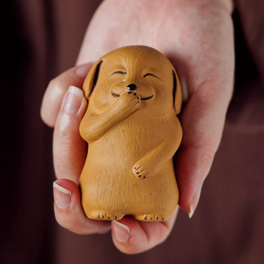 Lucky Dog Yixing Clay Tea Pet