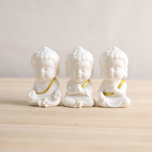 Zen Buddha Porcelain Tea Pet