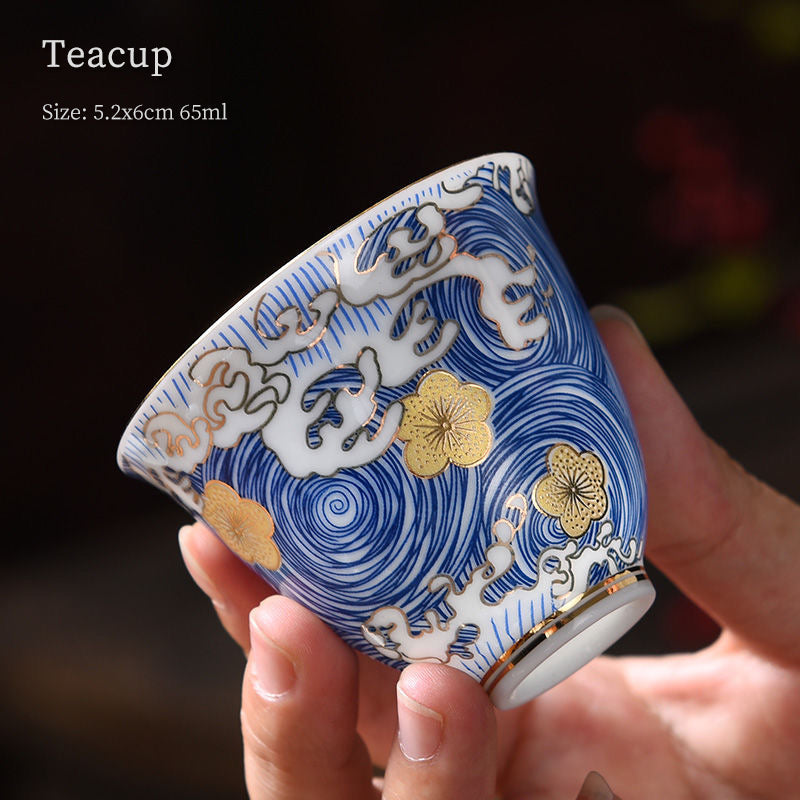 Jingdezhen Enamel Color Starry Sky Teacup 65ml