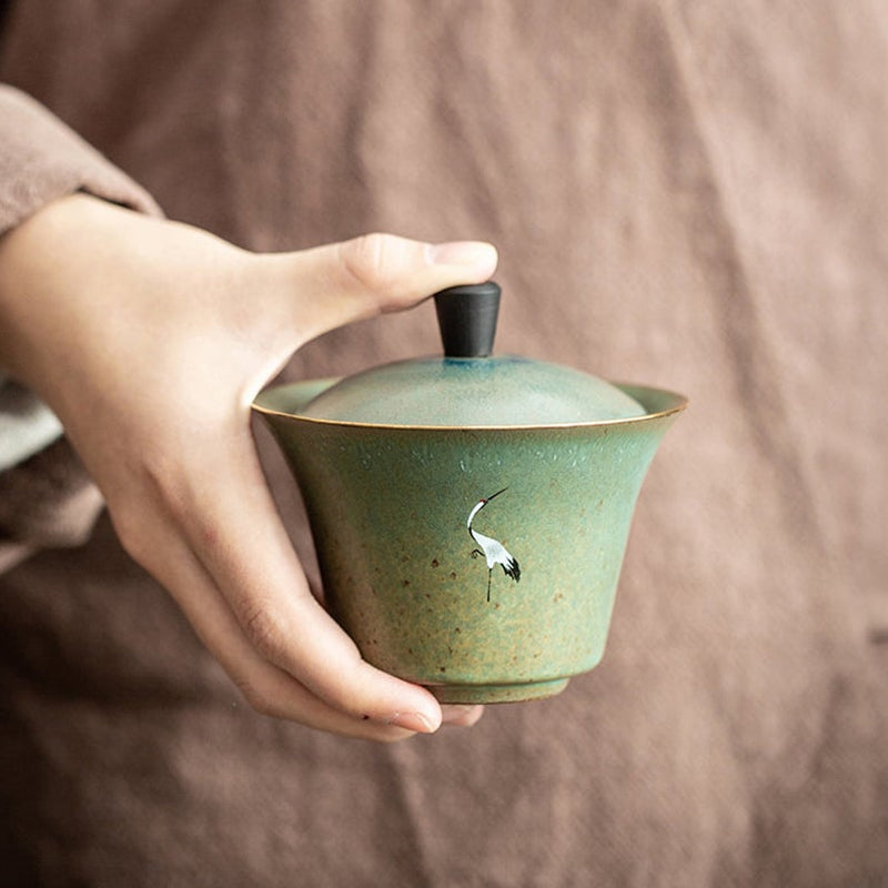 Handpainted Fine Porcelain Gaiwan 130ml