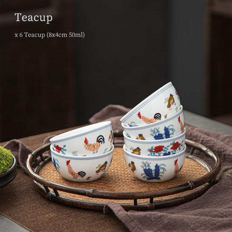 Set of 6 Tea Cup 50ml