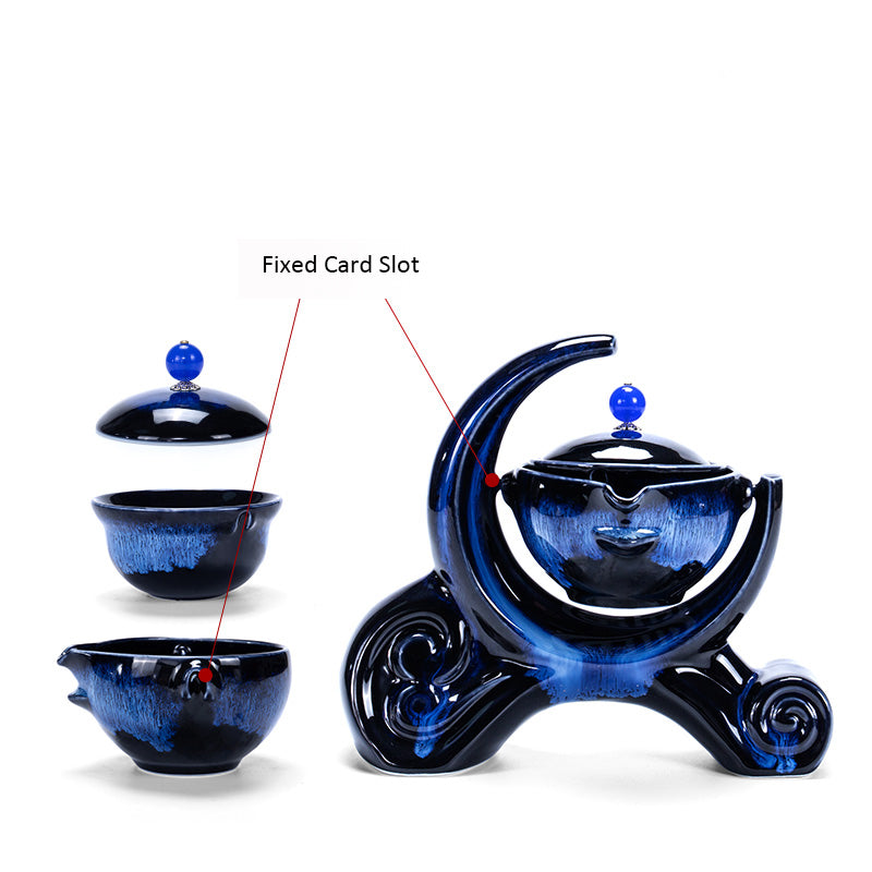 Blue Moon Ceramic Automatic Tea Brewing Set 170ml