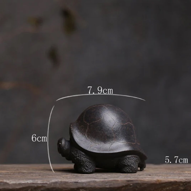 Longevity Turtle Ceramic Tea Pet