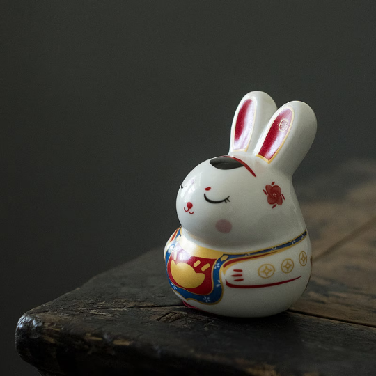 The Cute Bunny Kaolin Clay Tea Pet