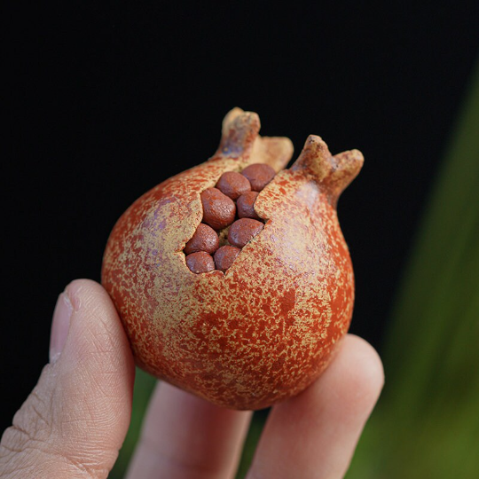 Small Pomegranate Yixing Clay Tea Pet