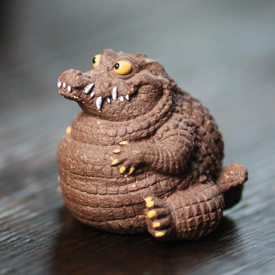 Creative Crocodile Yixing Clay Tea Pet