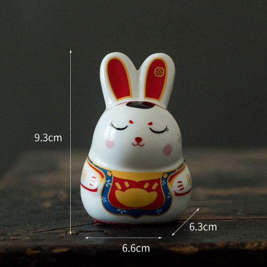 The Cute Bunny Kaolin Clay Tea Pet