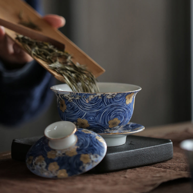 Starry Night Ceramic Gaiwan 150ml