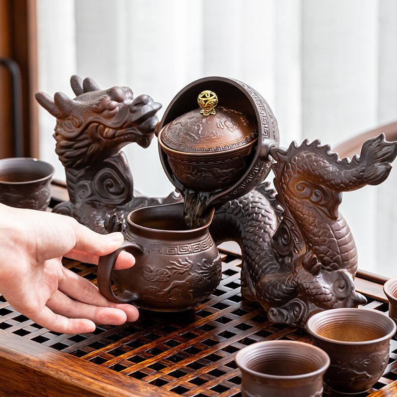 Dragon Automatic Ceramic Tea Set 160ml