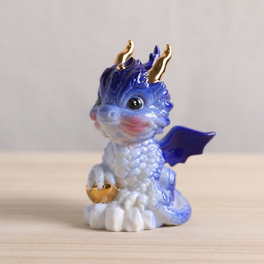 Creative Fortune Dragon Ceramic Tea Pet