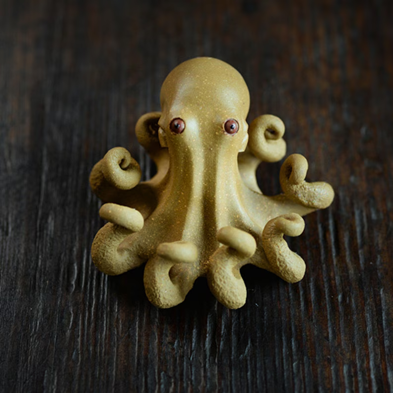 Octopus Ceramic Tea Pet