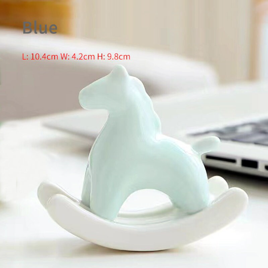 Rocking Horse Ceramic Tea Pet